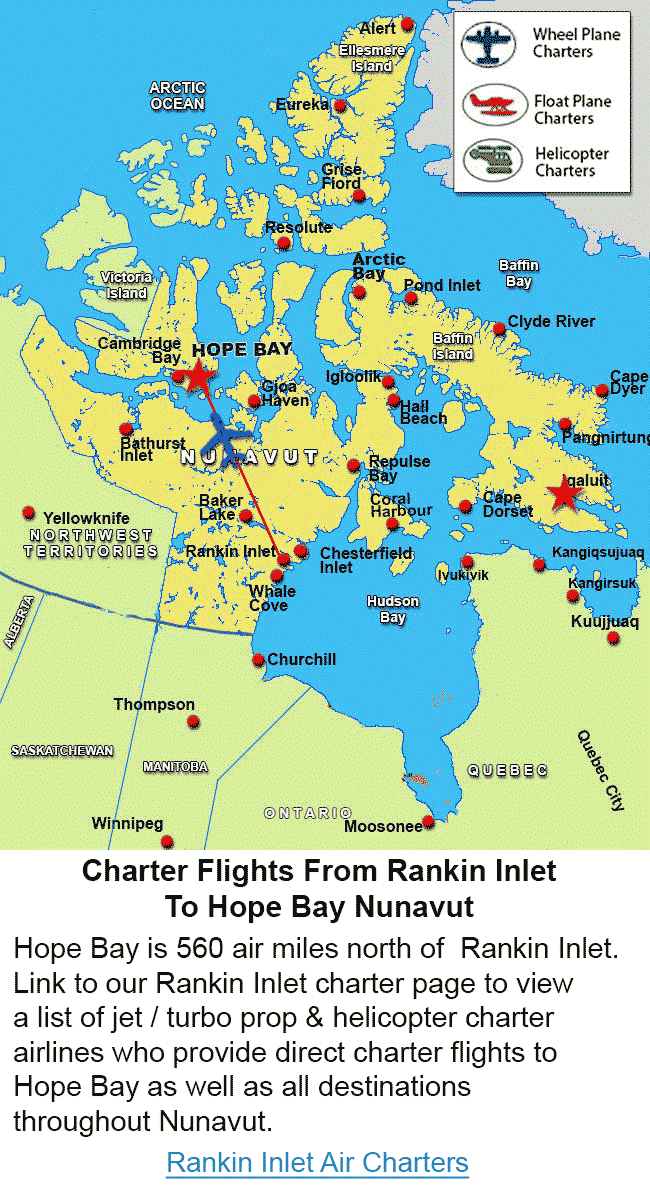 Charter Flights From Rankin Inlet